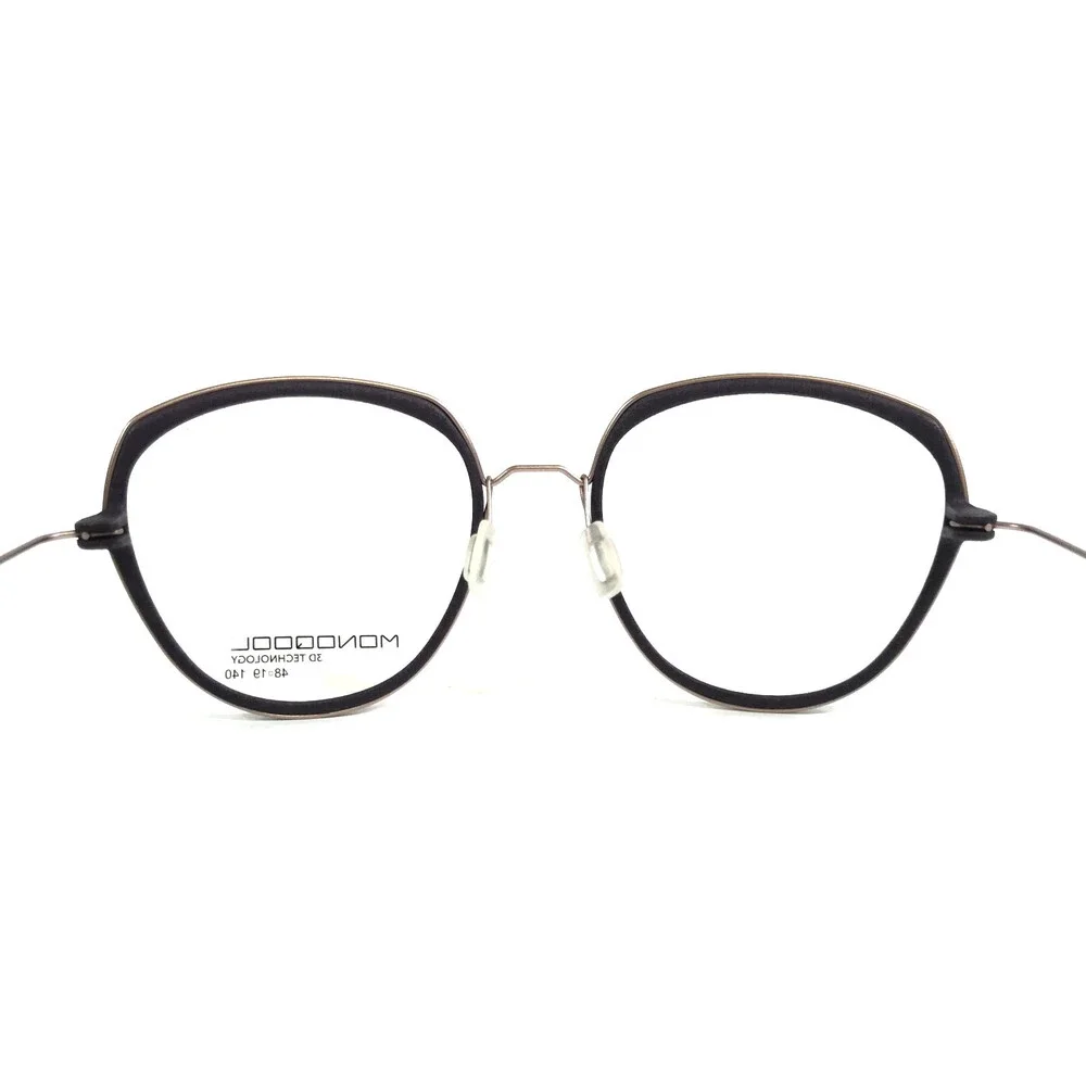 Monoqool Eyeglasses Frames WP WHISPER 5385s Plum Violet Rosa Brushed 47-19-140
